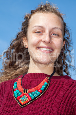 Portrait of a young woman