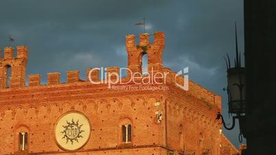 Pan shot of a Town Hall