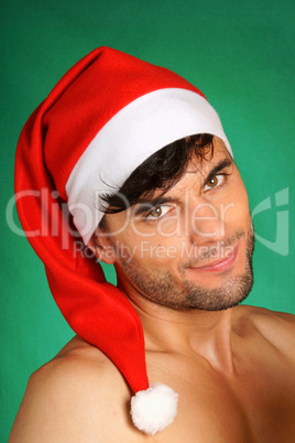 Sexy Santa Claus portrait