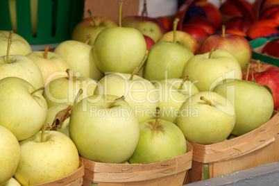 Apples at the market