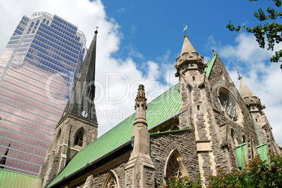 Christ Church Cathedral in Montreal