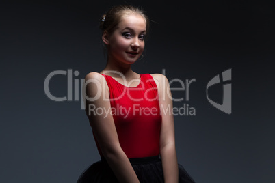 Portrait of smiling young girl