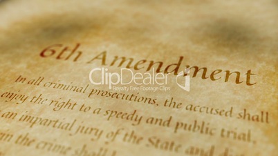 Historic Document 6th Amendment