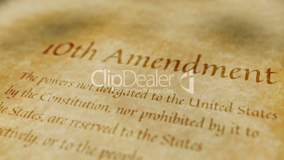 Historic Document 10th Amendment