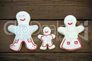 Decorated Cookie Family