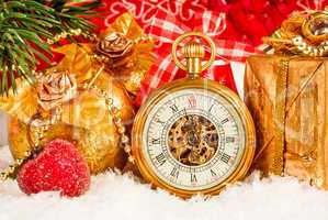 Christmas pocket watch