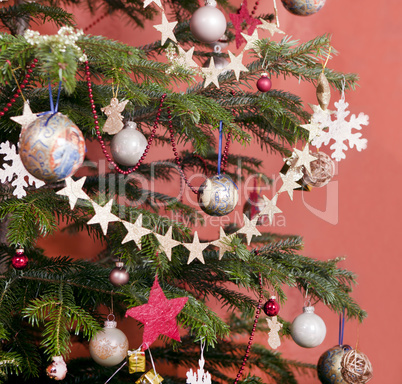 decorated christmas tree