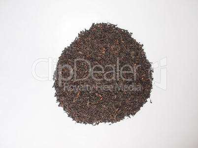 Loose tea heap