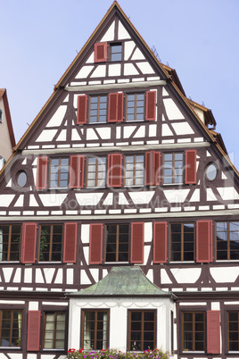 Fachwerkgebäude in Tübingen, Deutschland Fachwerkgebäude in Tübingen, Deutschland
