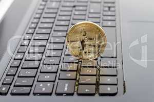 Photo Golden Bitcoin (new virtual money)