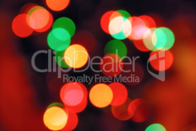 Blurred colored light background