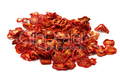 Dried slices of tasty tomato