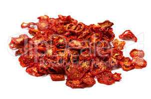 Dried slices of tasty tomato