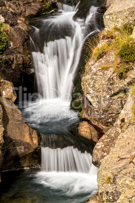 Beautiful veil cascading waterfalls