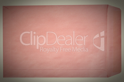 Retro letter envelope