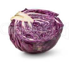 Half of cabbage