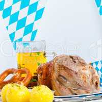 Schweinshaxe - pork knuckle on Bavarian