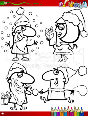 christmas themes coloring page