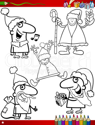 christmas themes coloring page