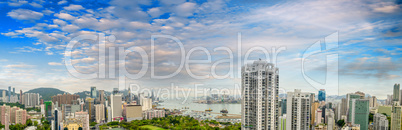 HONG KONG - MAY 12, 2014: Stunning panoramic view of Hong Kong I