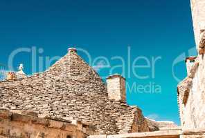 Trulli in the southern Italian town of Alberobello, Apulia, Ital