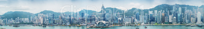 HONG KONG - MAY 12, 2014: Stunning panoramic view of Hong Kong I