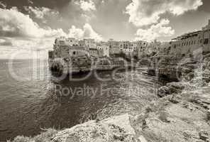 Polignano al mare - scenic small town in Puglia, Italy