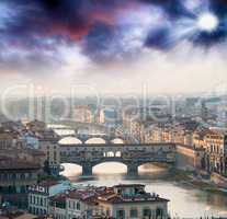 Ponte Vecchio and Florence Buildings, Italy