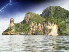 Thailand. Beautiful nature and vegetation of Chicken Island