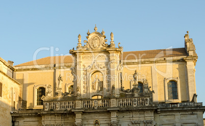 Architectural detail of Lecce, Italy