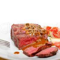 green peppercorn beef filet mignon