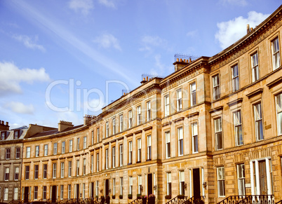 Retro look Terraced Houses