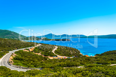 Landscape of coast of Sardinia