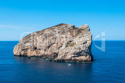Landscape of coast of Sardinia
