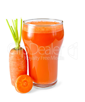 Juice carrot orange