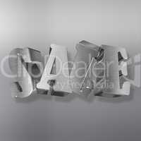 Sale, Metal Letters