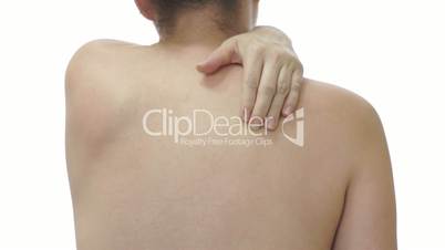 Female Massaging Shoulder Pain