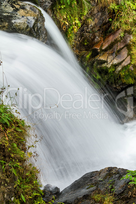 Beautiful veil cascading waterfalls