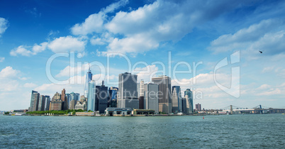Lower Manhattan view from Governors Island