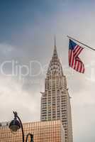 NEW YORK - MAY 23, 2013: Manhattan Skyline with Chrysler Buildin