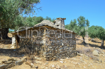 Old Greek stone house