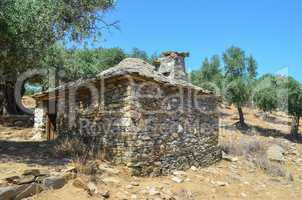 Old Greek stone house