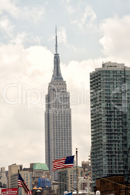 NEW YORK - MAY 23, 2013: Manhattan Skyline with Empire State Bui