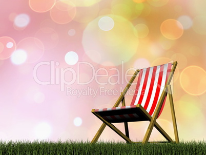 Relaxation chair - 3D render