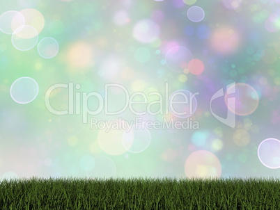 Green grass - 3D render