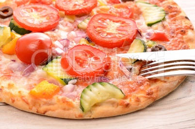 Vegetarian pizza