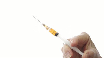 Squeezing a Hypodermic Needle