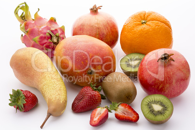 A colourful selection of fruit.