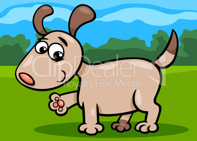 dog puppy cartoon illustration