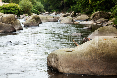 River with rocks